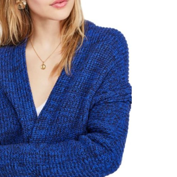 πFree People Royal Blue Gorgeous Cardigan - Picture 4 of 4